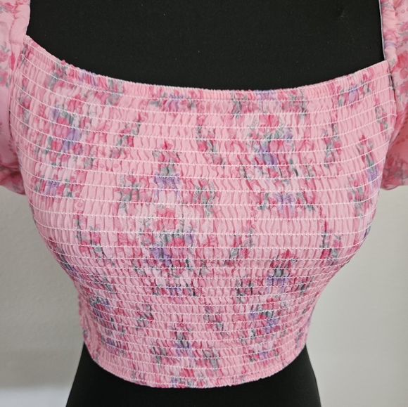 NWT Dolls Kill Sugar Thrillz Puff Sleeve Top - small - Picture 3 of 7